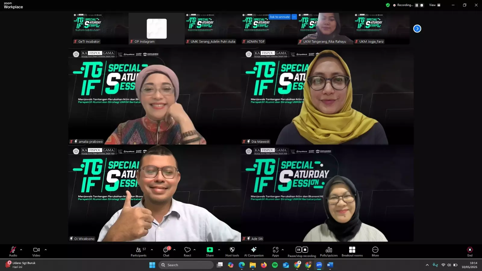 KAFISPOLGAMA Soroti Strategi Hijau UMKM: Kolaborasi Alumni UGM Dorong Ekonomi Berkelanjutan di Tengah Krisis Iklim