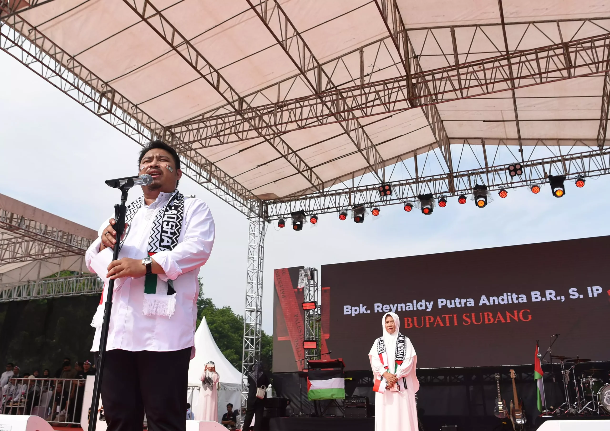 Global March to Gaza from Subang, Jawa Barat